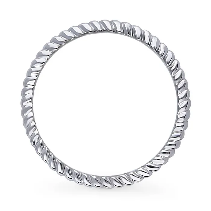 BERRICLE Rings Woven Band in Sterling Silver