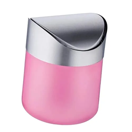Bracelets CALANDIS Stainless Steel Ashtray Desktop Mini Trash Can Pink Dropshipped via Social Commerce Network Bracelets CALANDIS Stainless Steel Ashtray Desktop Mini Trash Can Pink Dropshipped via Social Commerce Network