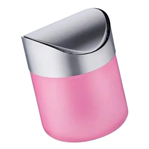 Bracelets CALANDIS Stainless Steel Ashtray Desktop Mini Trash Can Pink Dropshipped via Social Commerce Network