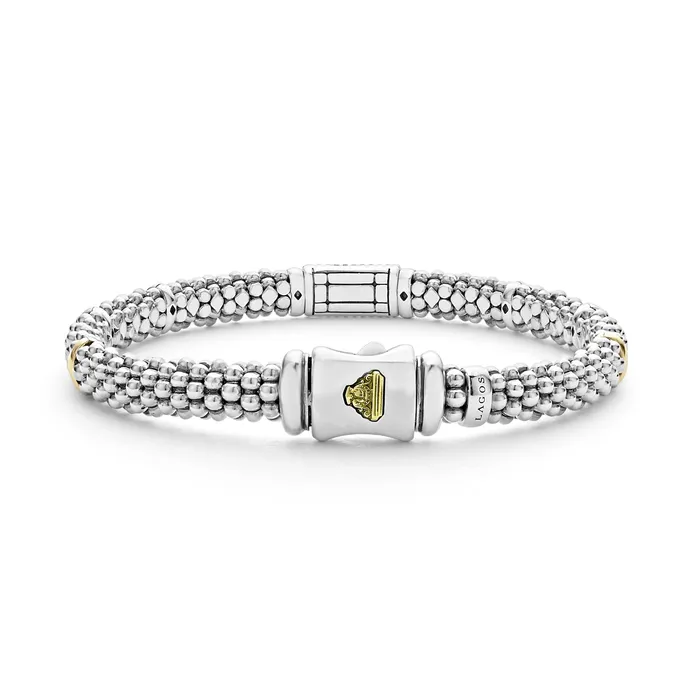 Bracelets Signature Caviar Diamond Caviar Bracelet 6mm LAGOS Bracelets Signature Caviar Diamond Caviar Bracelet 6mm LAGOS