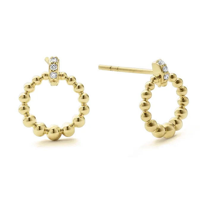 Covet 18K Gold Petite Diamond Stud Earrings LAGOS Earrings