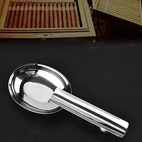 Dropshipped via Social Commerce Network Bracelets PRAV Stainless Steel Cigar Holder Ashtray Spoon Shape Ash Silver Dropshipped via Social Commerce Network Bracelets PRAV Stainless Steel Cigar Holder Ashtray Spoon Shape Ash Silver