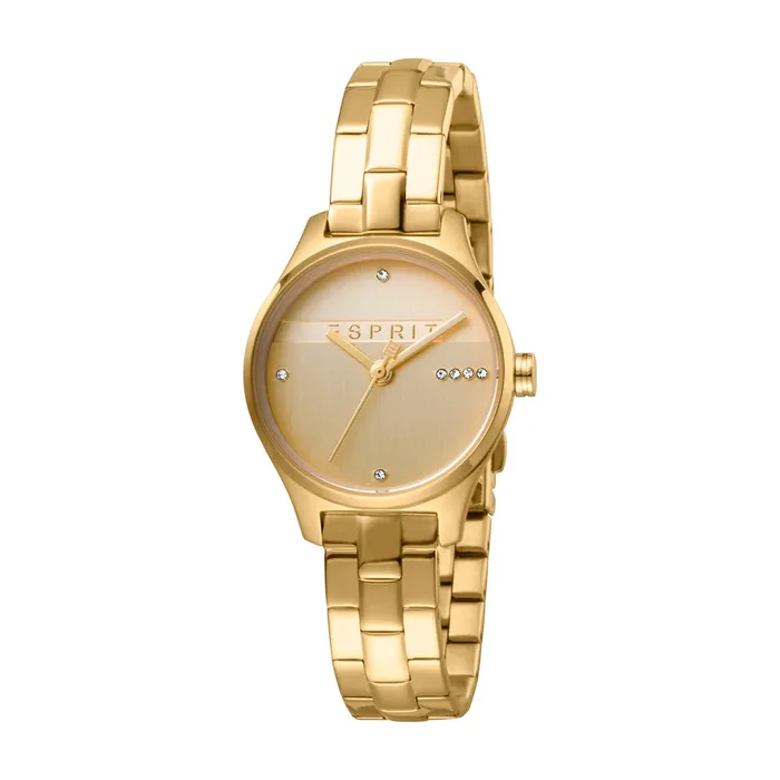 Esprit Bracelets Esprit Ladies IP Gold Stainless Steel Watch Golden Dial With Stones Metal Bracelet Esprit Bracelets Esprit Ladies IP Gold Stainless Steel Watch Golden Dial With Stones Metal Bracelet