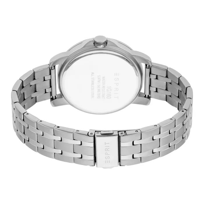 Esprit Esprit Mens Watch Silver Color Stainless Steel Bracelet Case Gray Dial With Dial Bracelets Esprit Esprit Mens Watch Silver Color Stainless Steel Bracelet Case Gray Dial With Dial Bracelets