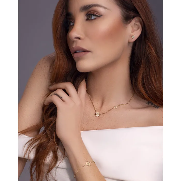 Michella 18 Ct Gold Diamond Necklace Basic Michella Necklaces Michella 18 Ct Gold Diamond Necklace Basic Michella Necklaces