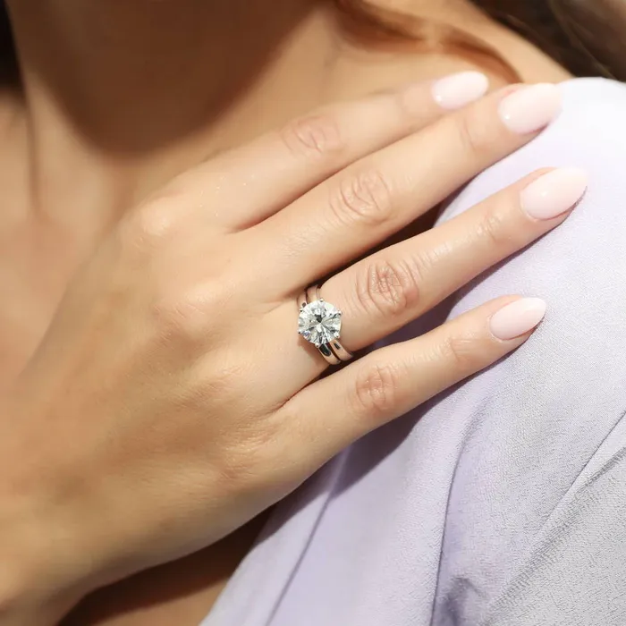 Rings BERRICLE Solitaire 38ct CZ Ring Set in Sterling Silver