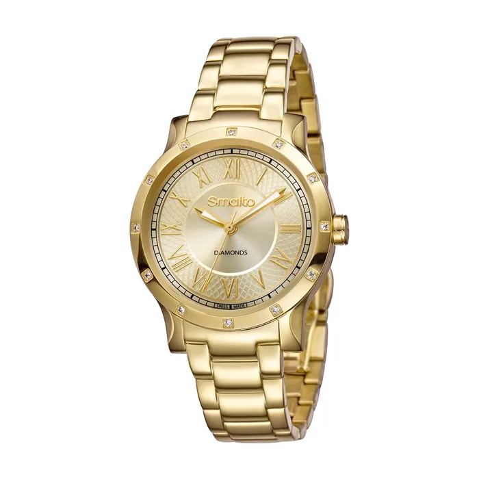 Smalto Ladies Stainless Steel Watch With Roman Dial Bracelet Smalto Bracelets Smalto Ladies Stainless Steel Watch With Roman Dial Bracelet Smalto Bracelets