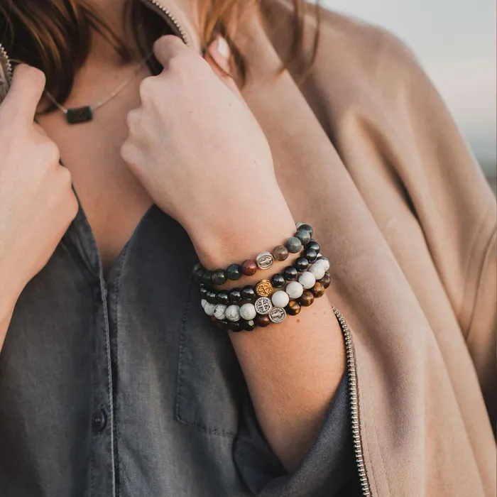 Bracelets My Saint My Hero Strength Hematite Power Bracelet