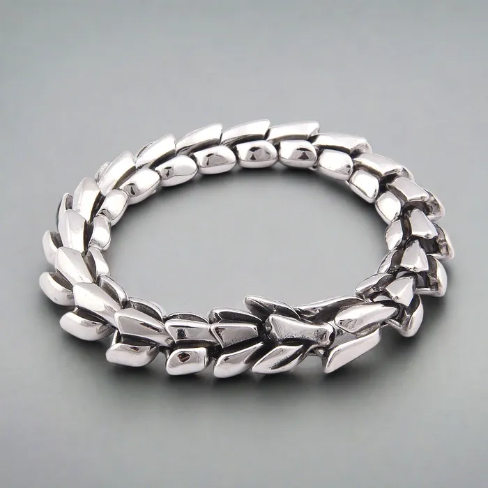 Bracelets Viking Trinkets The Midgard Serpent Sterling Silver Serpent Bracelet Bracelets Viking Trinkets The Midgard Serpent Sterling Silver Serpent Bracelet