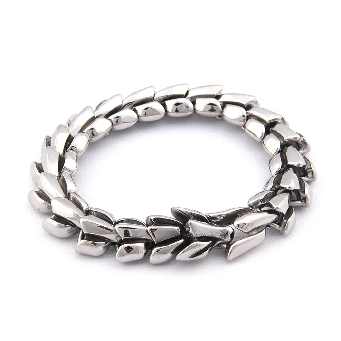 Bracelets Viking Trinkets The Midgard Serpent Sterling Silver Serpent Bracelet