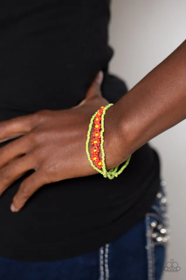 Buzzworthy Botanicals Red Paparazzi Bracelet All Eyes On U Jewelry Paparazzi Accessories Bracelets