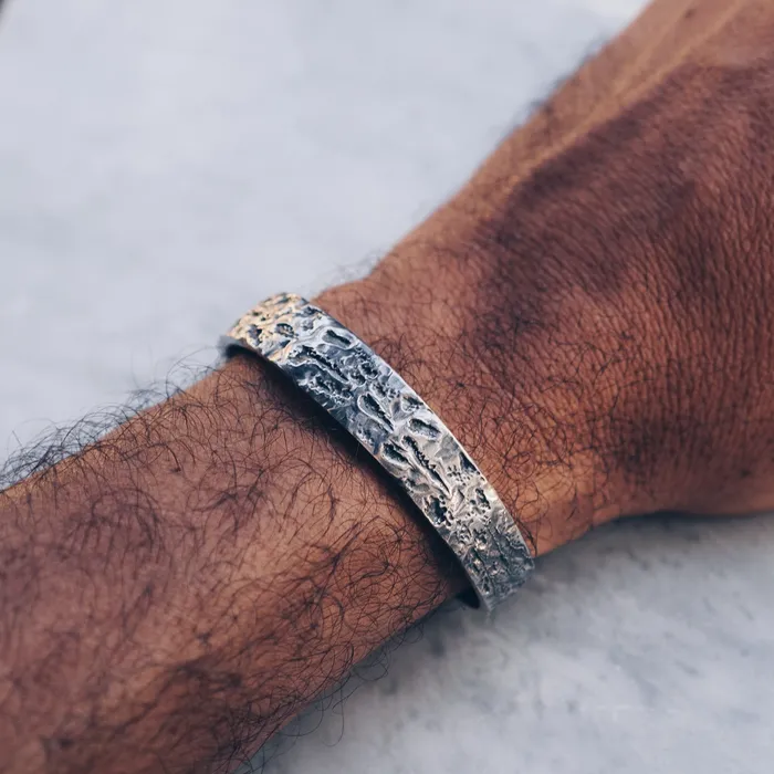 JewelryLab Bracelets BIG ABSTRACT BRACELET 925 STERLING SILVER