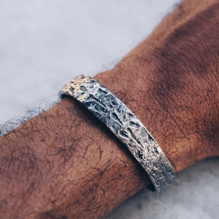 JewelryLab Bracelets BIG ABSTRACT BRACELET 925 STERLING SILVER