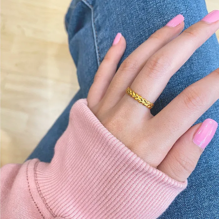 LOULOUROSE Braid Ring Rings