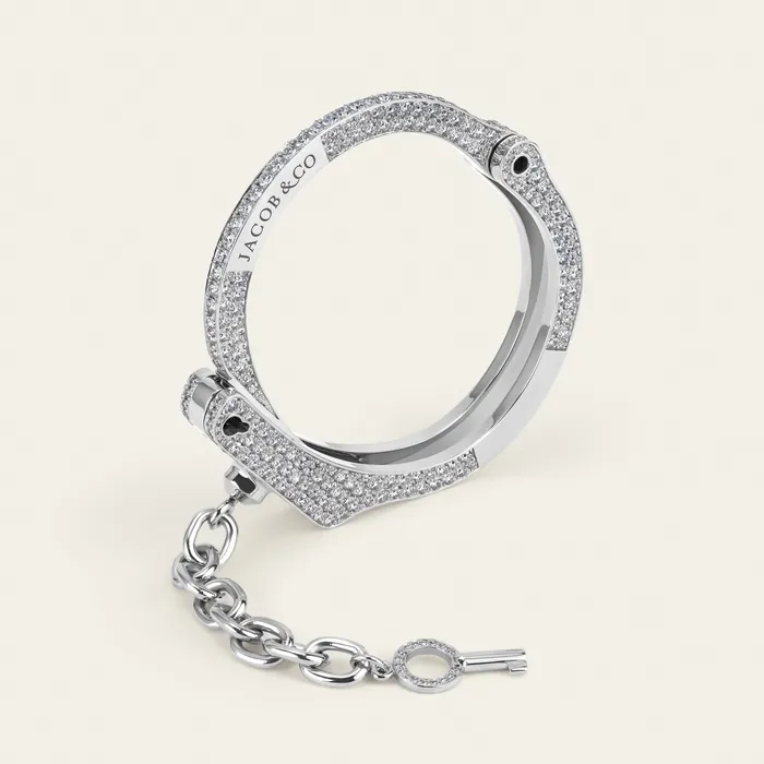 Love Lockdown Bracelet Hand crafted in 18k white gold and set with 539 highquality round brilliant cut diamonds Bracelets