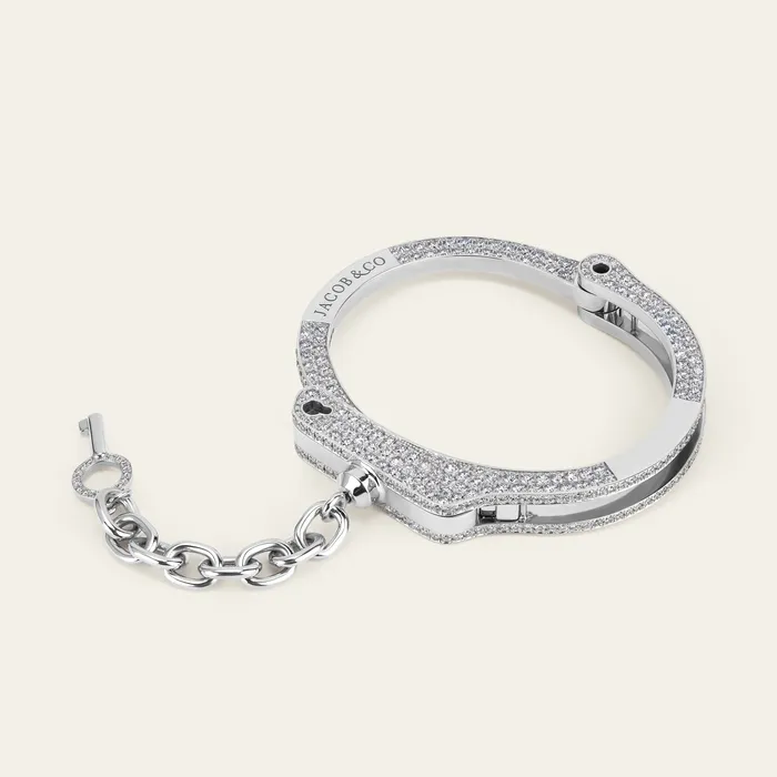 Love Lockdown Bracelet Hand crafted in 18k white gold and set with 539 highquality round brilliant cut diamonds Bracelets