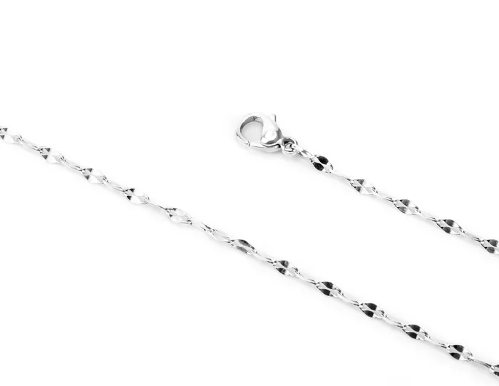 Mia bijoux Stainless diamond cut anklet Bracelets