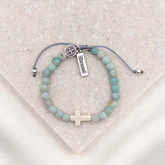 My Saint My Hero Bracelets Divine Grace Cross Bracelet