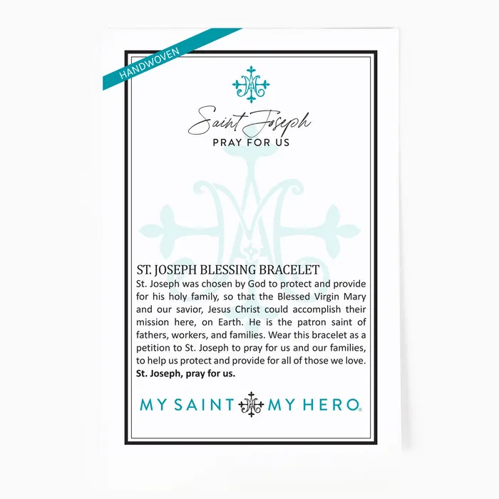 St Joseph Blessing Bracelet My Saint My Hero Bracelets