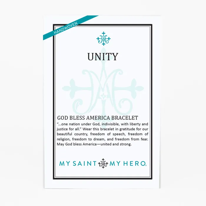 Unity Woven Bracelet My Saint My Hero Bracelets