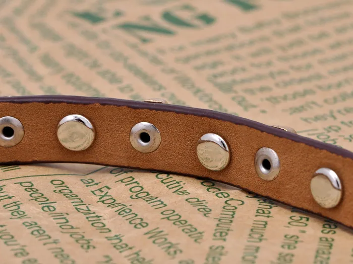 Alilang Bracelets Brown Leather Punk Rock Style Skull Head Bracelet Alilang Bracelets Brown Leather Punk Rock Style Skull Head Bracelet