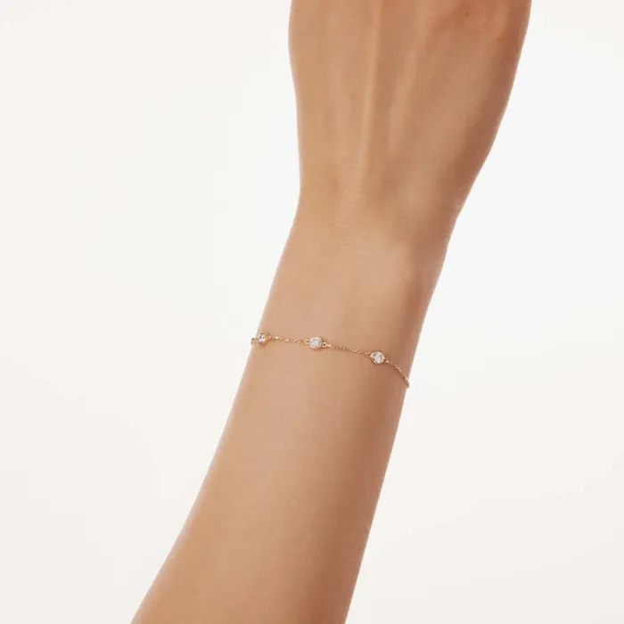 Bracelets Gelin Diamond Birthstone Station Bracelet