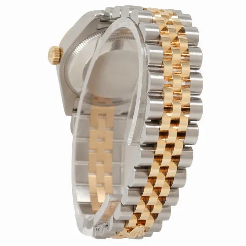 Bracelets Happy Jewelers Rolex Ladies Datejust Yellow Gold Stainless Steel 31mm Champagne Stick Dial Watch Reference 178273