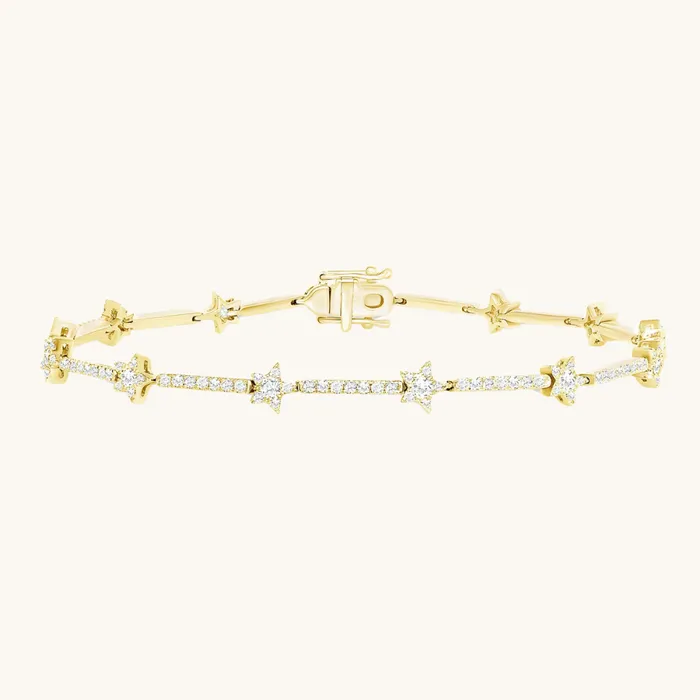 Bracelets Happy Jewelers Star Diamond Tennis Bracelet