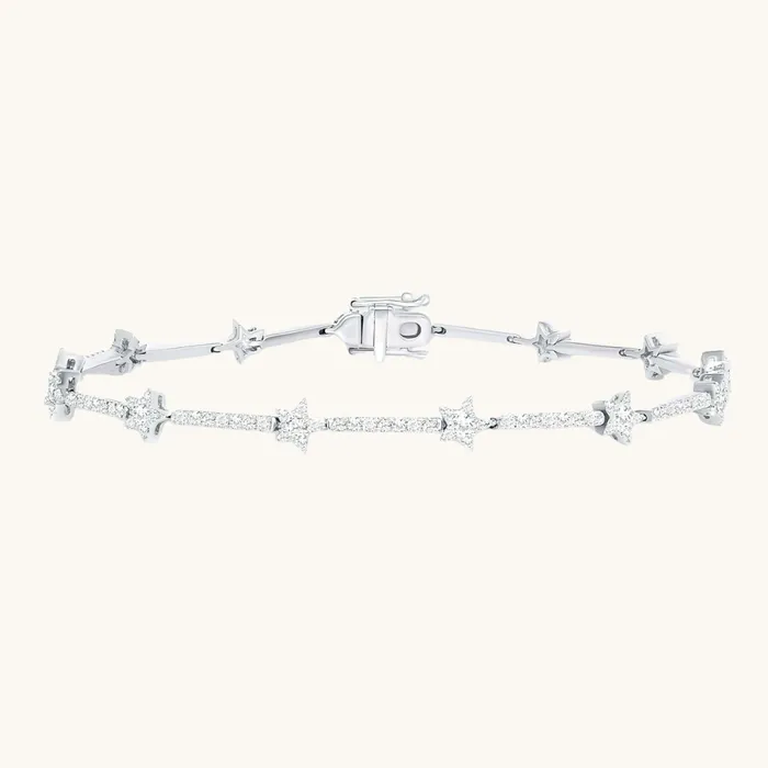 Bracelets Happy Jewelers Star Diamond Tennis Bracelet