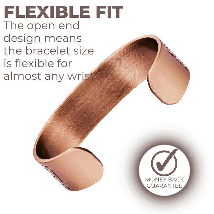 Bracelets Willis Judd Mens Pure Copper Magnetic Bangle Bracelet