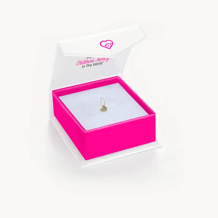 Charms Bracelets 14k Gold Tiny Polished Moon Kids Childrens Girls for Charm Bracelet