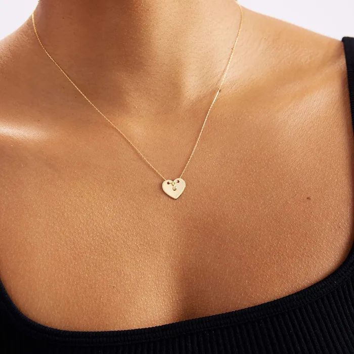 Diamond Heart Necklace Gelin Diamond Necklaces