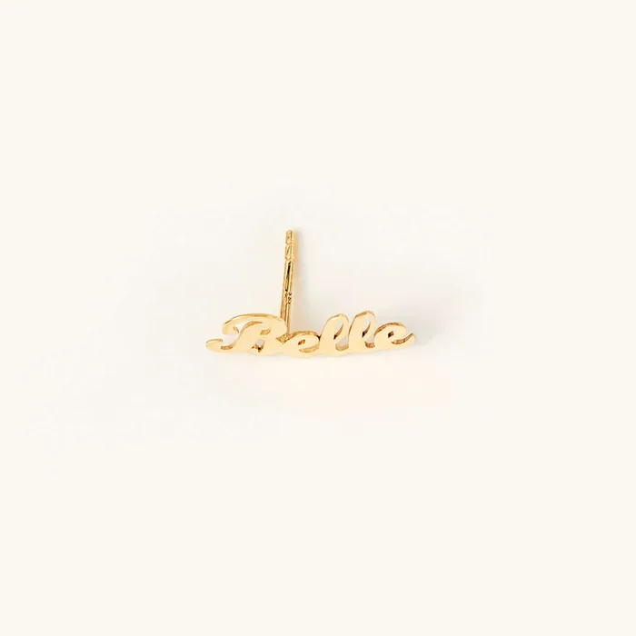 Gelin Diamond Earrings Name Stud Earring
