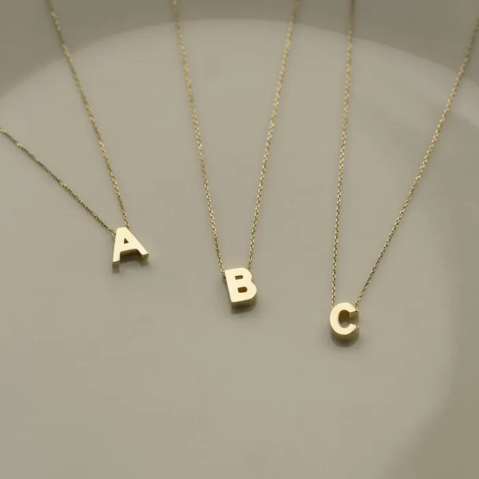 Gelin Diamond Necklaces Initial Necklaces
