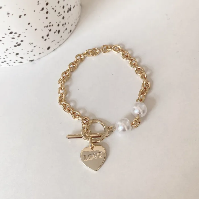 Gold Love Bracelet Refined by AnnaKaci Bracelets