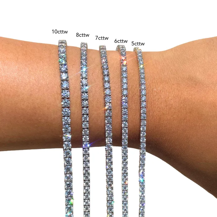 Happy Jewelers Bracelets Lab Grown Diamond Tennis Bracelet