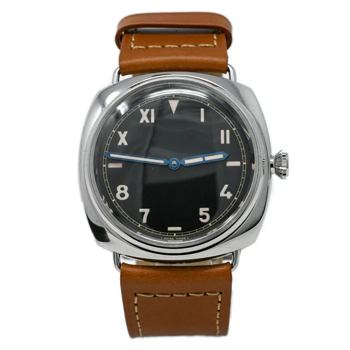 Happy Jewelers Bracelets Limited Edition Panerai Mens Radiomir 1936 Stainless Steel 47mm Black California Dial Watch Reference PAM00249 Happy Jewelers Bracelets Limited Edition Panerai Mens Radiomir 1936 Stainless Steel 47mm Black California Dial Watch Reference PAM00249