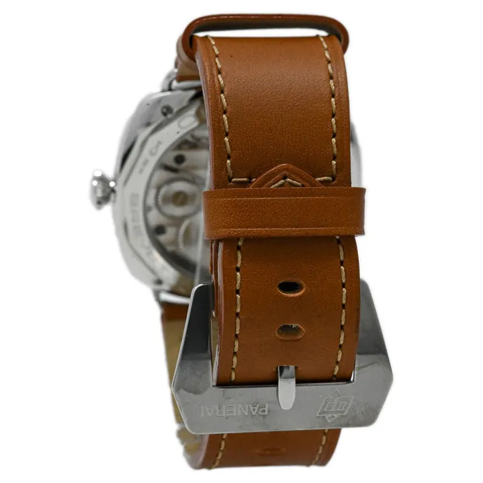 Happy Jewelers Bracelets Limited Edition Panerai Mens Radiomir 1936 Stainless Steel 47mm Black California Dial Watch Reference PAM00249
