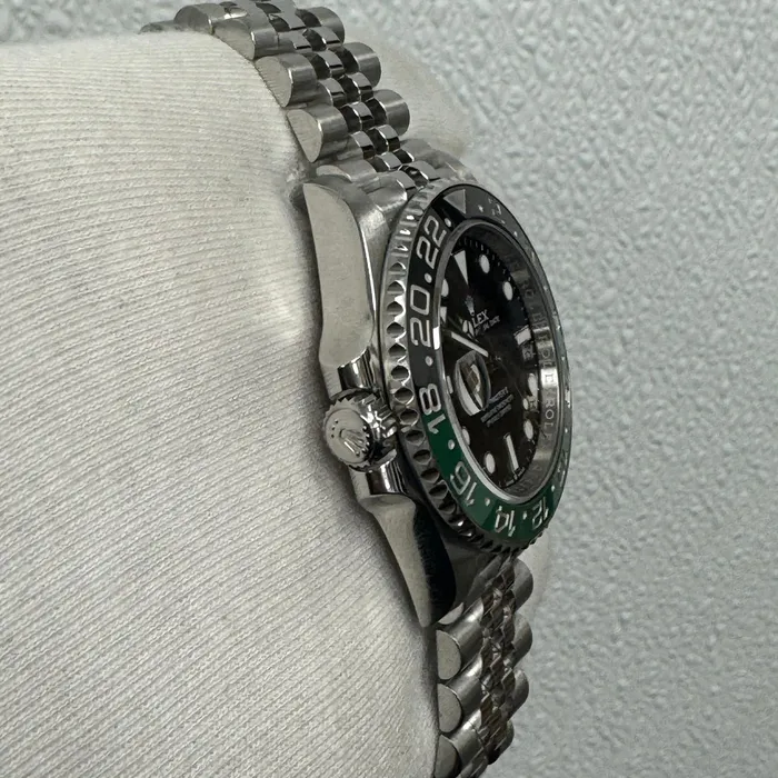 Happy Jewelers Watches Rolex GMTMaster II 40mm Black Dial Watch Ref 126720VTNR