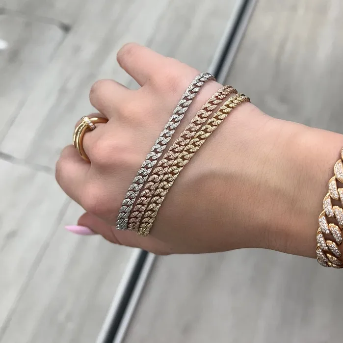 Mini Diamond Cuban Bracelet Artman Bracelets