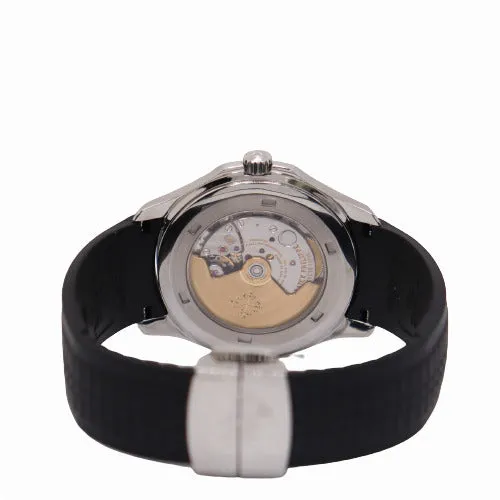 Patek Philippe Mens Aquanaut Stainless Steel 41mm Black Embossed Dial Watch Ref 51671A001 Happy Jewelers Bracelets