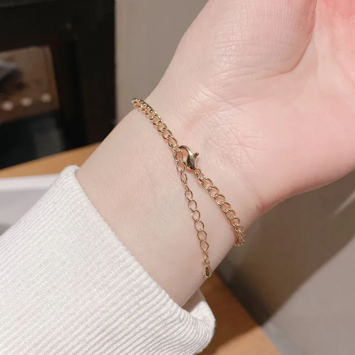 Refined by AnnaKaci Bracelets Silver Rollerball Gold Bracelet