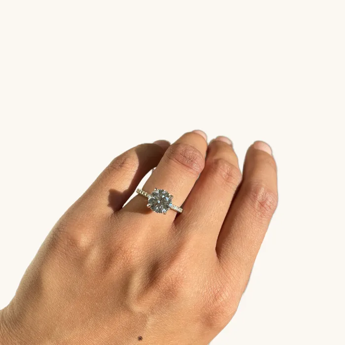 Rings Happy Jewelers 257 Round Lab Diamond Engagement Ring