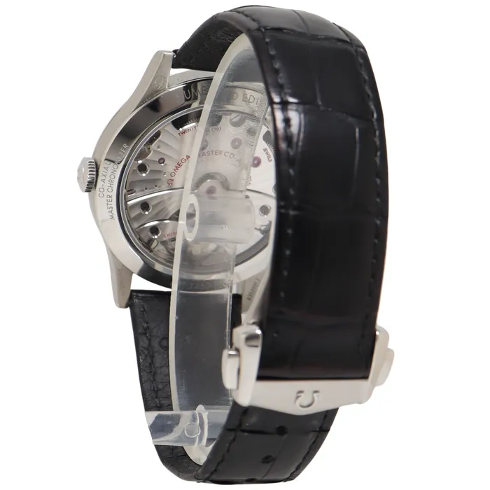 Watches Happy Jewelers Omega CK859 Steel 39mm White with Blue Roman Stick Dial Watch Reference 51112392199002