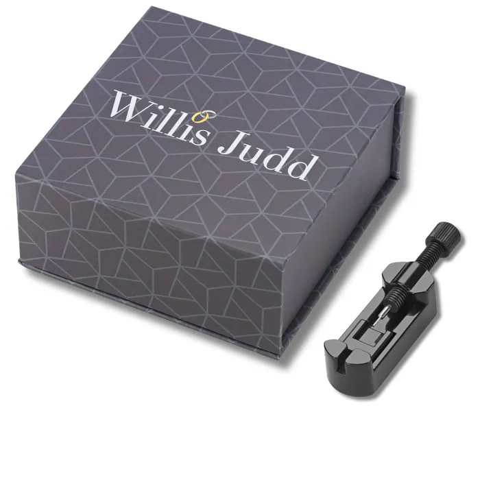 Willis Judd Bracelets Ladies Titanium Magnetic Bracelet Two Tone Gold